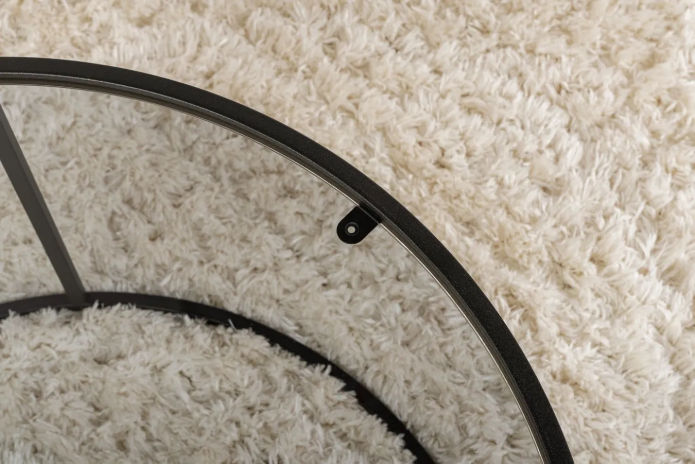 Salontafel Startis Zwart/Smoke Ø80cm