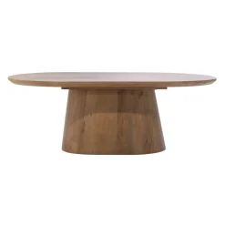 Salontafel Stijn Bruin Deens Ovaal 130cm - Giga Meubel