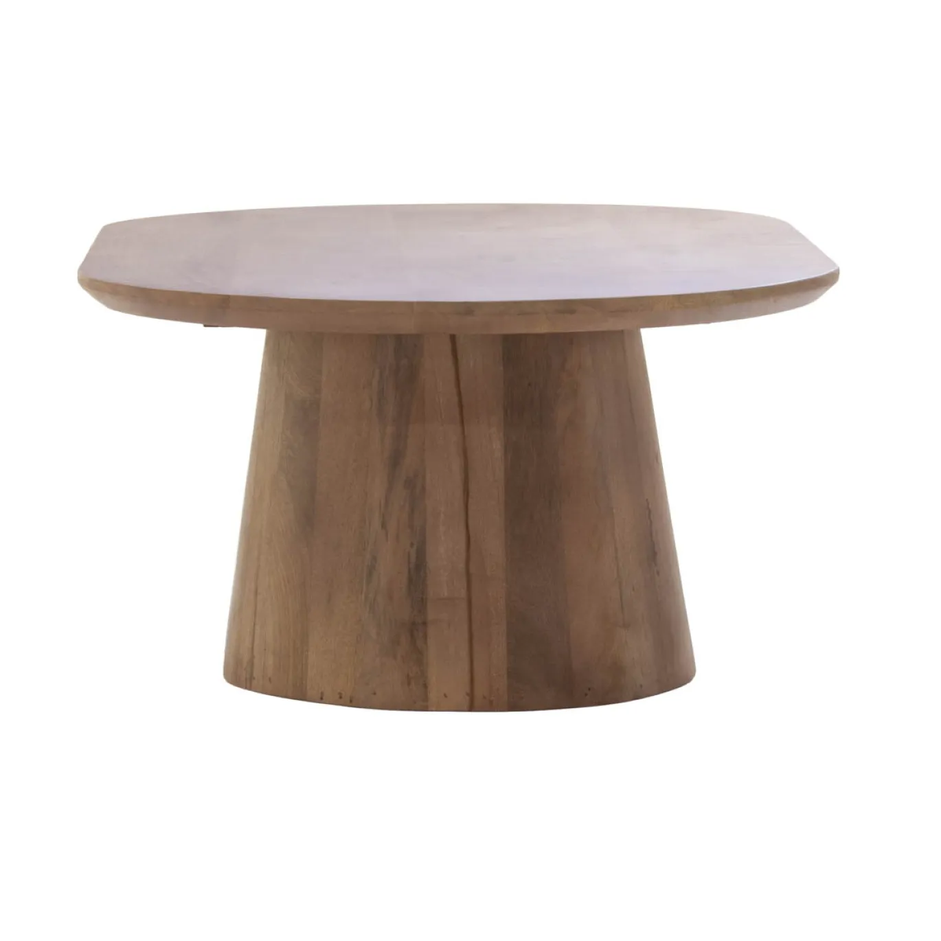 Salontafel Stijn Bruin Deens Ovaal 130cm - Giga Meubel