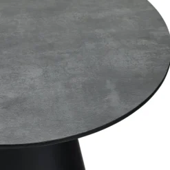 Salontafel Tango ø60x40cm Donkergrijs Marmer - Giga Meubel