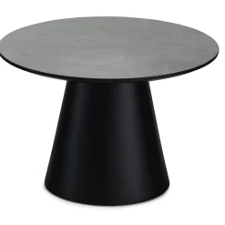 Salontafel Tango ø60x40cm Donkergrijs Marmer - Giga Meubel
