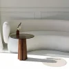Salontafel Thales Brons/Walnoot Ø50cm