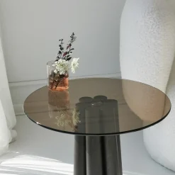 Salontafel Thales Brons/Zwart Ø50cm
