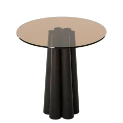Salontafel Thales Brons/Zwart Ø50cm