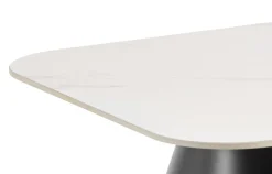Salontafel Valsta Keramiek Wit Unico 80cm - Giga Living