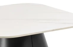 Salontafel Valsta Keramiek Wit Unico 80cm - Giga Living