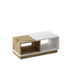 Salontafel Viyana Wit/Naturel 90cm