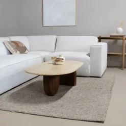 Salontafel Wessel Travertin Bruin - Giga Meubel