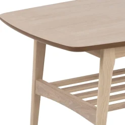 Salontafel Wova Eikenfineer Wit 120cm - Giga Living