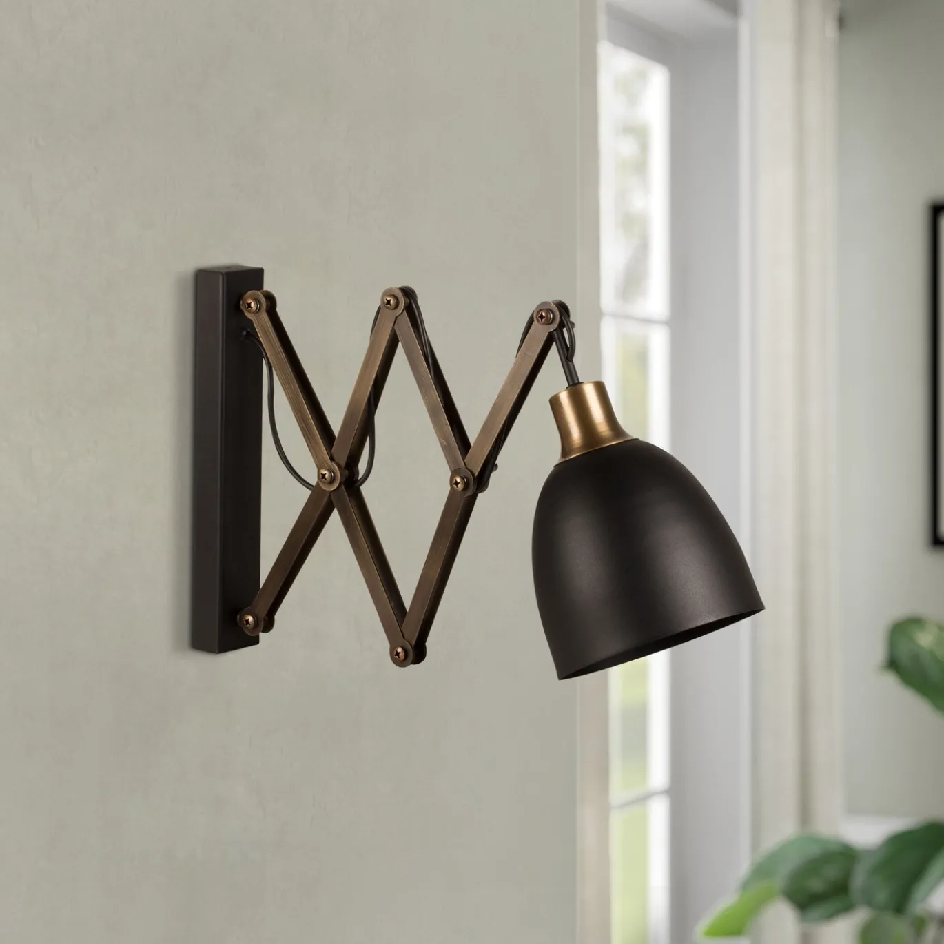 Schaarlamp Sivani Zwart
