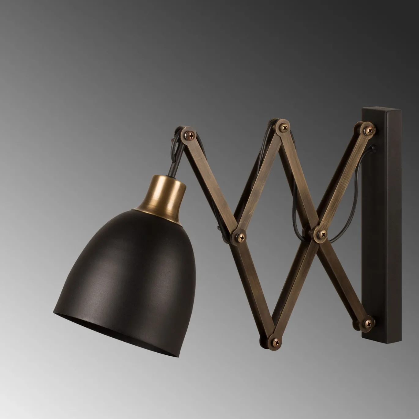 Schaarlamp Sivani Zwart