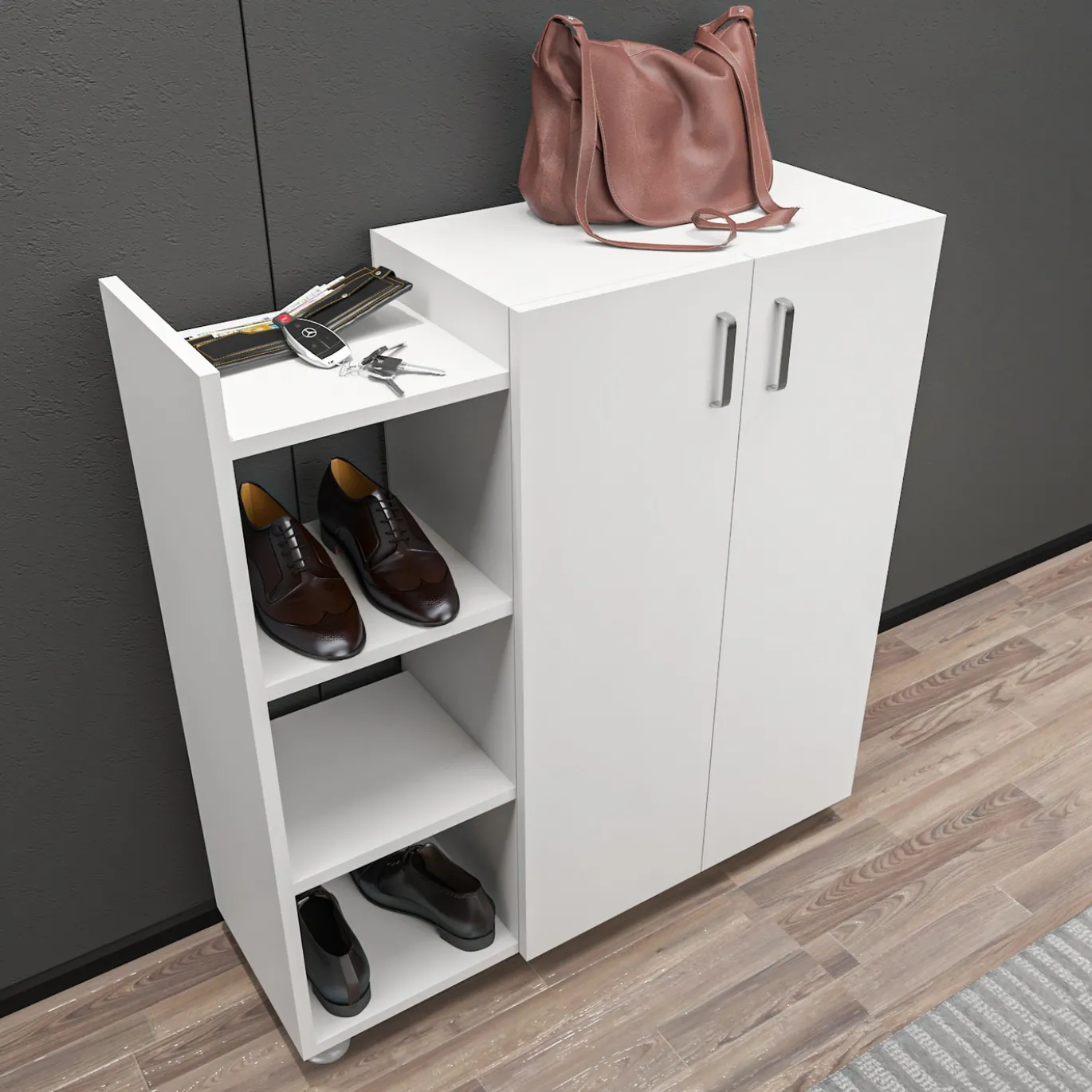 Schoenenkast Asus Wit
