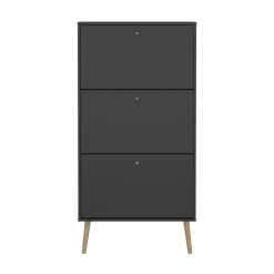 Schoenenkast Bodo Matgrijs - Giga Living