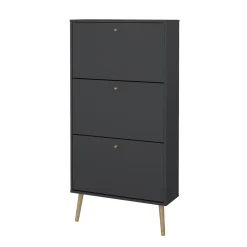 Schoenenkast Bodo Matgrijs - Giga Living