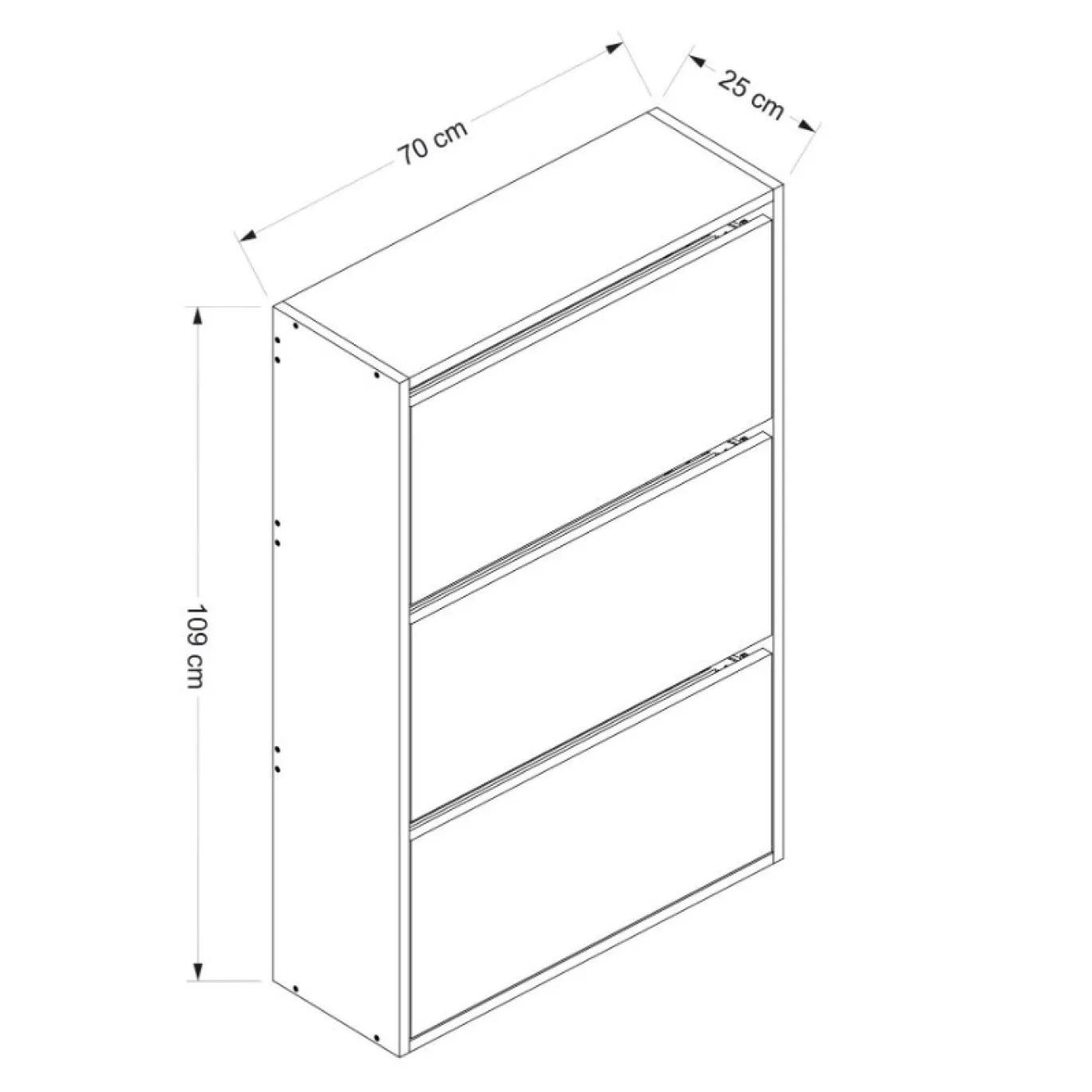 Schoenenkast Lupa 3 Wit