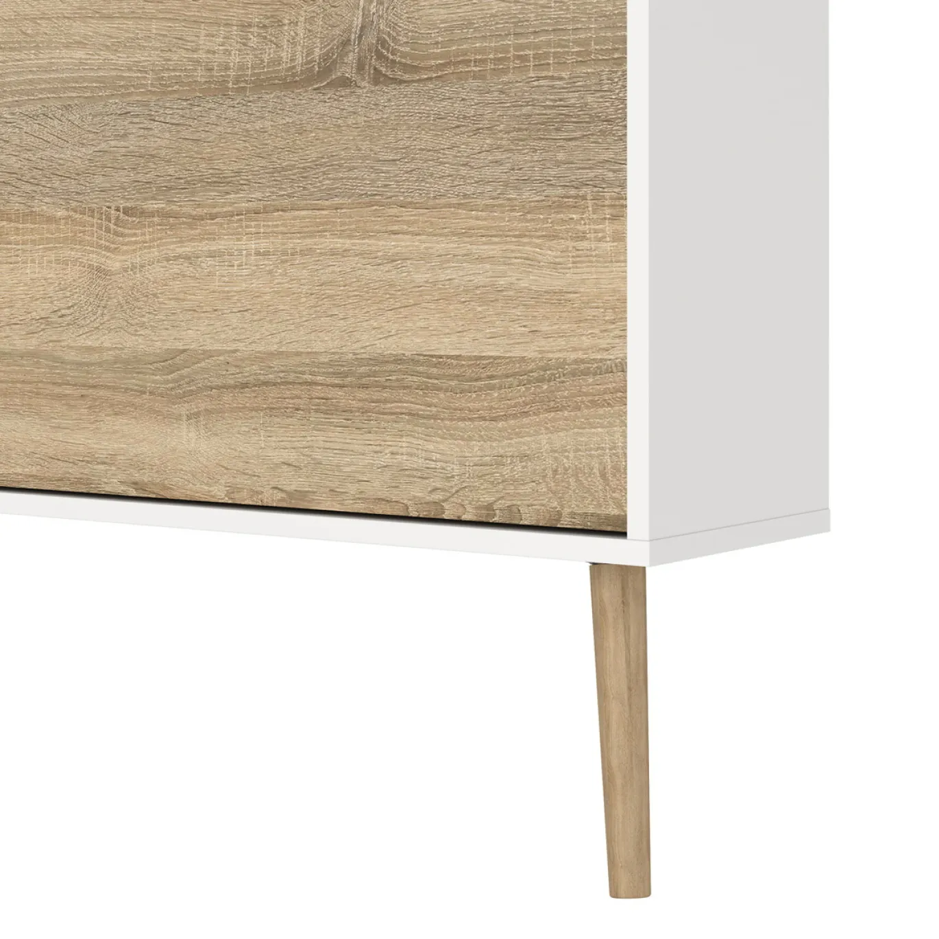 Schoenenkast Oslo Wit/Naturel - Giga Living