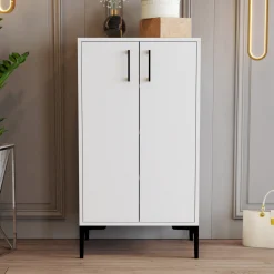 Schoenenkast Prag Melamine Wit