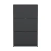 Schoenenkast Shoes Matgrijs 3-vakken - Giga Living