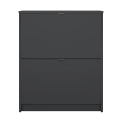 Schoenenkast Shoes Matgrijs 2-vakken - Giga Living