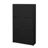 Schoenenkast Shoes Mat Zwart 3-vakken - Giga Living