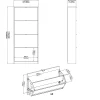 Schoenenkast Shoes Mat Zwart 4-vakken - Giga Living