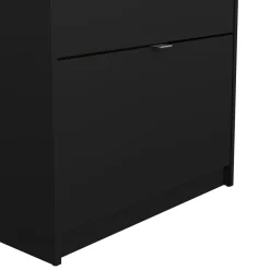 Schoenenkast Shoes Mat Zwart 4-vakken - Giga Living