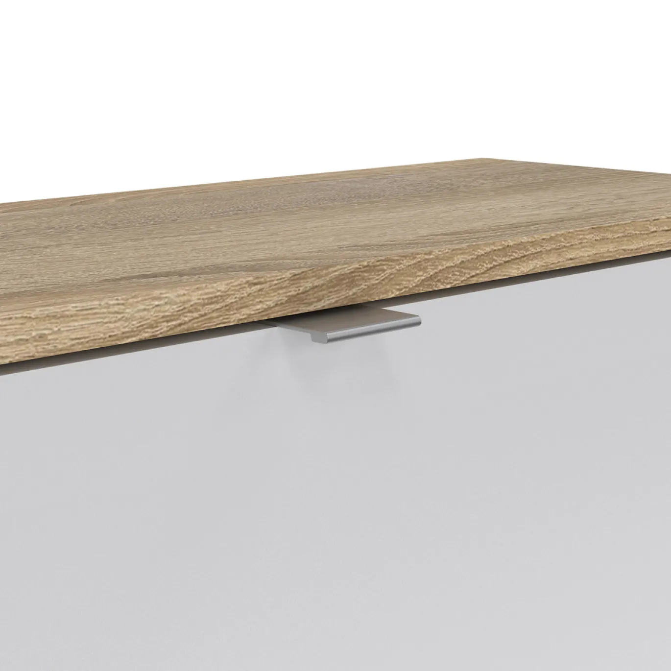 Schoenenkast Shoes Naturel Met Spiegel - Giga Living