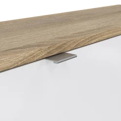 Schoenenkast Shoes Naturel/Wit Hoogglans 162cm - Giga Living