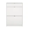 Schoenenkast Shoes Wit 2-vakken + 1-lade - Giga Living