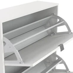 Schoenenkast Shoes Wit 2-vakken - Giga Living