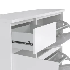 Schoenenkast Ylva Wit Hoogglans - Giga Living