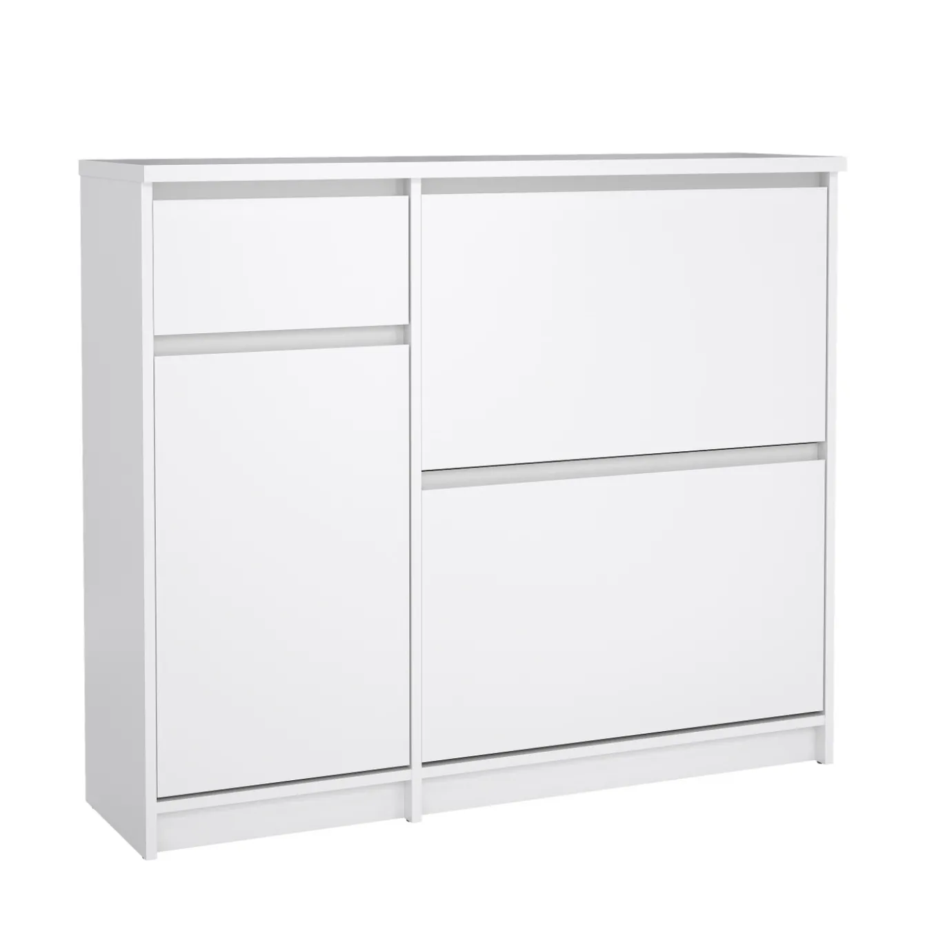 Schoenenkast Ylva Wit Hoogglans - Giga Living