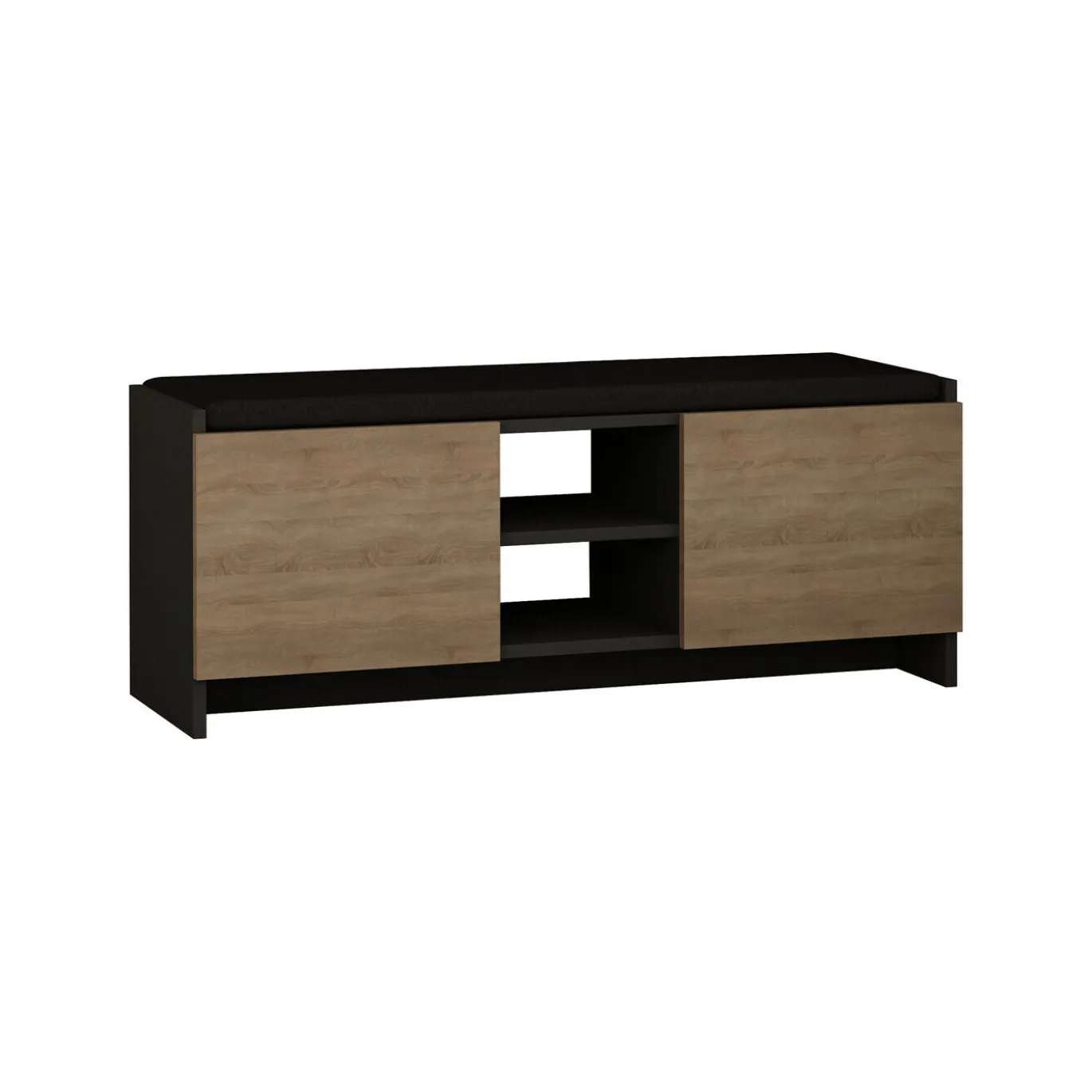 Schoenenkast Zulla Melamine Antraciet Sonomo