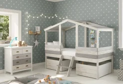Set 2 Hut Lades Ulises Rustic Wit - Giga Meubel