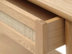 Sidetable Barrali Naturel Eiken 110cm - Giga Living