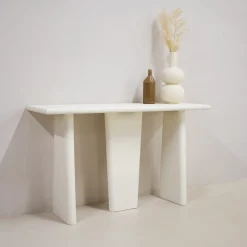 Sidetable Chiara Rechthoek Beige 130cm - Giga Meubel