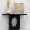 Sidetable Jolijn Zwart Mangohout 120cm - Giga Meubel