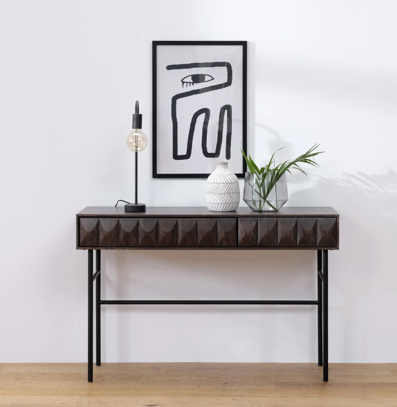 Sidetable Latina Espresso W117 cm - Giga Living