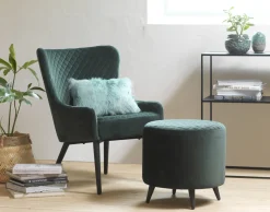 Sidetable Pebble Zwart W90 cm - Giga Living
