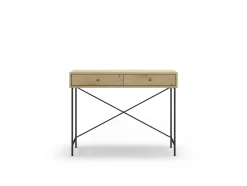 Sidetable Titan 2L Eiken met Metaal - Giga Meubel