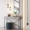 Sidetable Titan 2L Mokka met Metaal - Giga Meubel