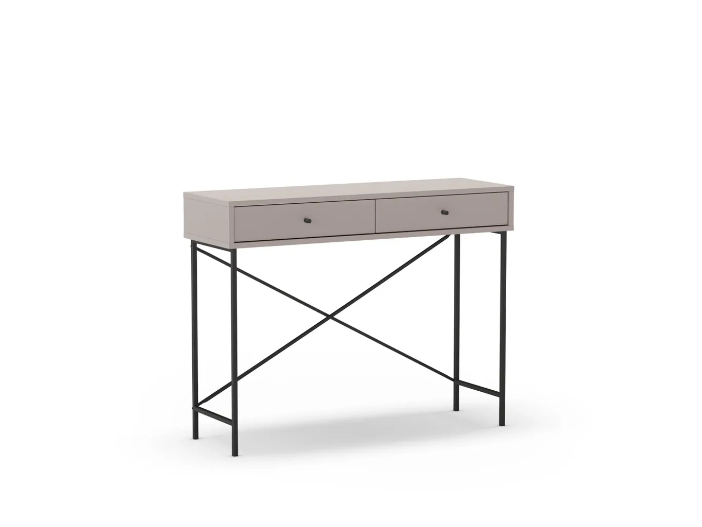Sidetable Titan 2L Mokka met Metaal - Giga Meubel