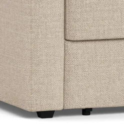 Slaapbank Floor Met Armleuning Basel Beige 105cm - Giga Living