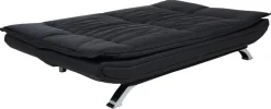 Slaapbank Grona Zwart Pu 196cm - Giga Living