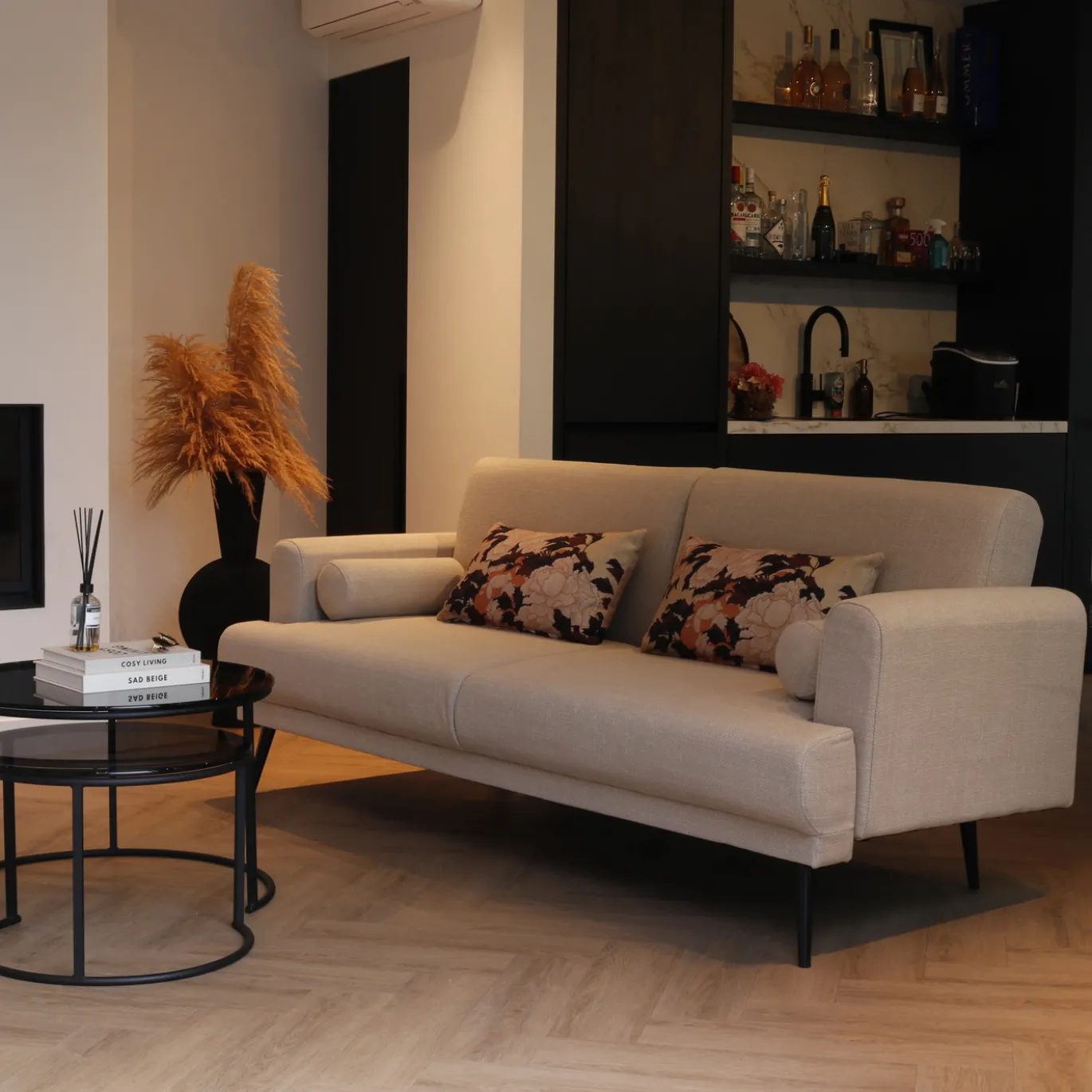 Slaapbank Jason Beige 210cm - Giga Meubel