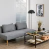 Slaapbank Malven Lichtgrijs Malmo 180cm - Giga Living