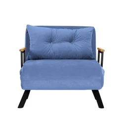 Slaapfauteuil Sando Single Blauw