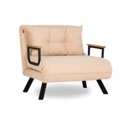 Slaapfauteuil Sando Single Crème