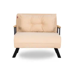Slaapfauteuil Sando Single Crème