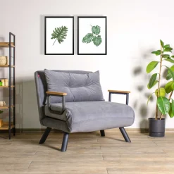 Slaapfauteuil Sando Single Grijs